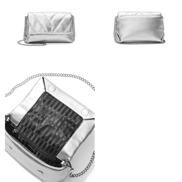 Victoria's Secret Metallic Silver Crossbody Bag - Picture 4 of 4